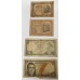 SPAIN 1951 and 1954 . ONE 1 - FIVE 5 PESETA BANKNOTES